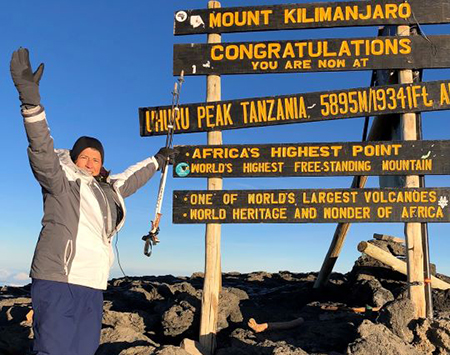 Debra Morrison-Mt Kilimanjaro Summit Victory